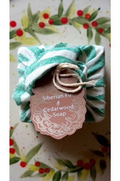 Xmas Bath Soap - Siberian Fir & Cedarwood